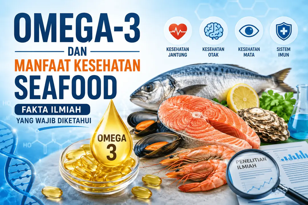 Omega-3 dan Manfaat Kesehatan Seafood Fakta Ilmiah yang Wajib Diketahui