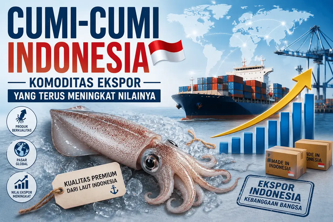 Cumi-Cumi Indonesia Komoditas Ekspor yang Terus Meningkat Nilainya